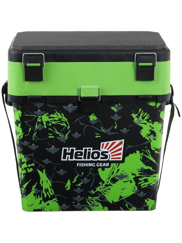 Ящик рыболовный зимний SHARK салатовый (HS-IB-19-SHG) Helios