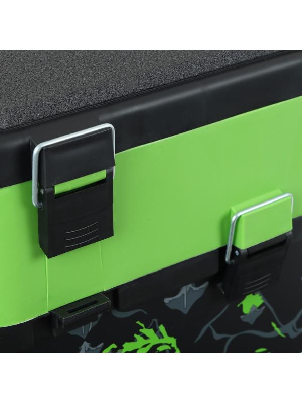 Ящик рыболовный зимний SHARK салатовый (HS-IB-19-SHG) Helios