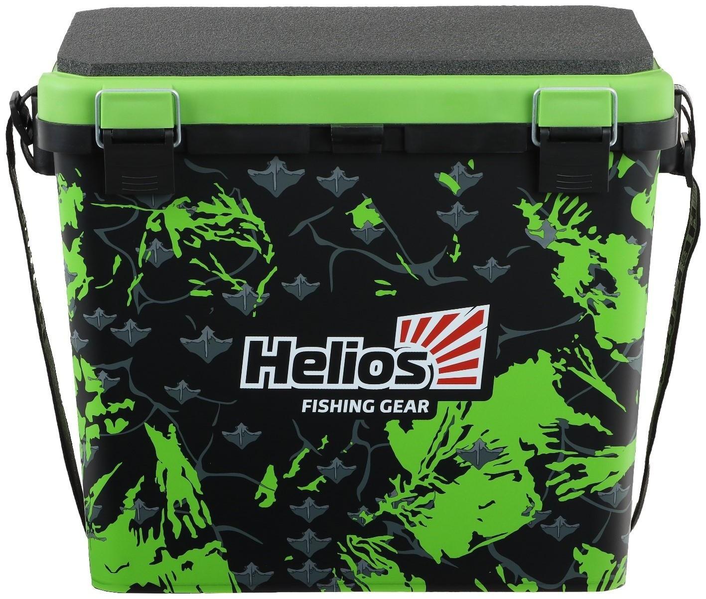 Ящик рыболовный зимний SHARK односекционный салатовый (HS-IB-19-SHG-1) Helios