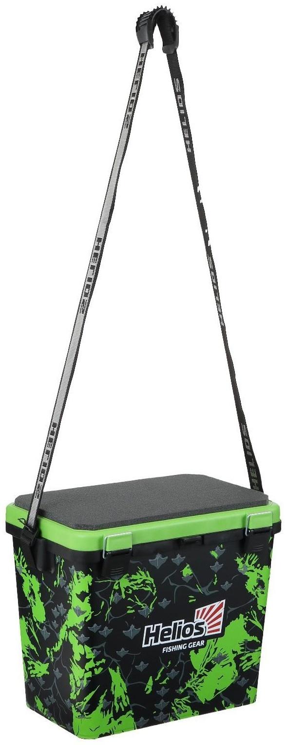 Ящик рыболовный зимний SHARK односекционный салатовый (HS-IB-19-SHG-1) Helios
