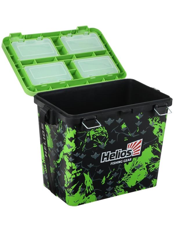 Ящик рыболовный зимний SHARK односекционный салатовый (HS-IB-19-SHG-1) Helios