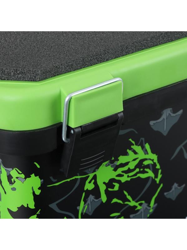 Ящик рыболовный зимний SHARK односекционный салатовый (HS-IB-19-SHG-1) Helios