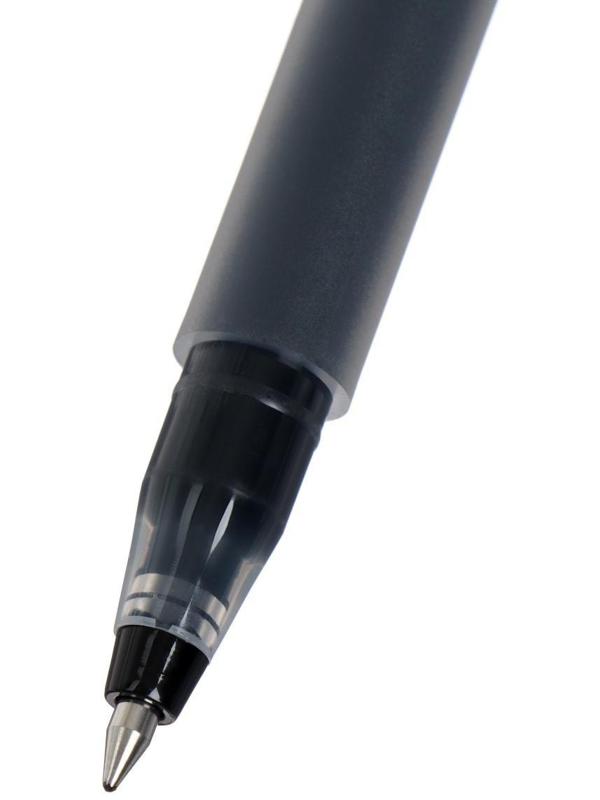 Ручка гелевая 0,5мм черная, бесстержневая, длина письма 1600 метров (штрихкод на штуке)