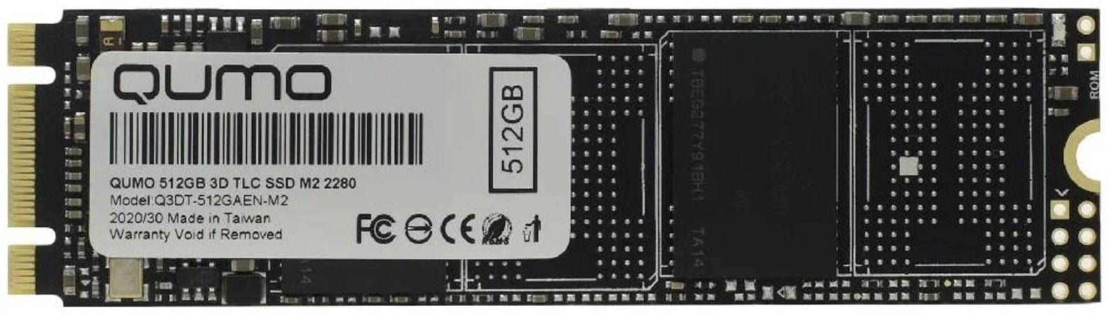 Накопитель SSD QUMO Novation Q3DT-512GAEN-M2, 512Гб, PCI-E x4, M2