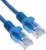 Патч-корд Cablexpert PP12-2M/B, UTP 5е кат., RJ-45(m)-RJ-45(m), 2 м, синий