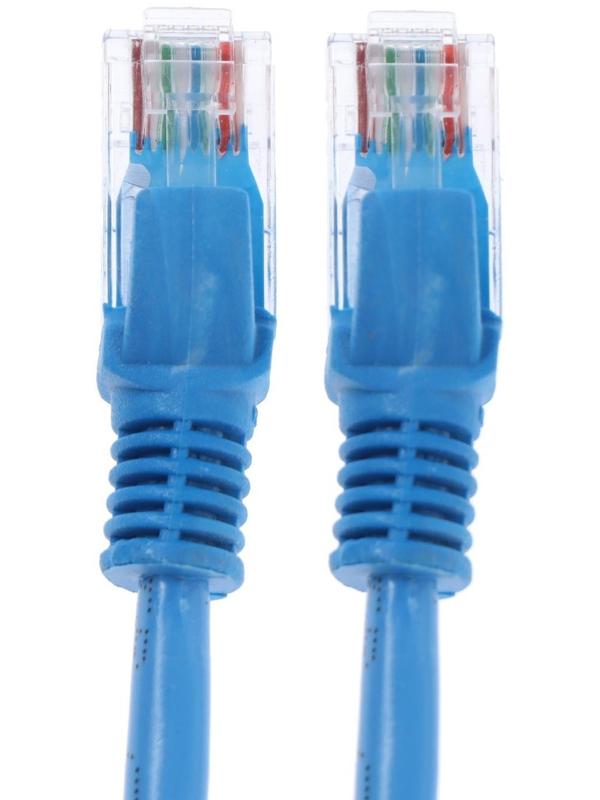 Патч-корд Cablexpert PP12-2M/B, UTP 5е кат., RJ-45(m)-RJ-45(m), 2 м, синий