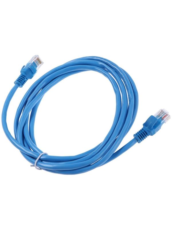 Патч-корд Cablexpert PP12-2M/B, UTP 5е кат., RJ-45(m)-RJ-45(m), 2 м, синий