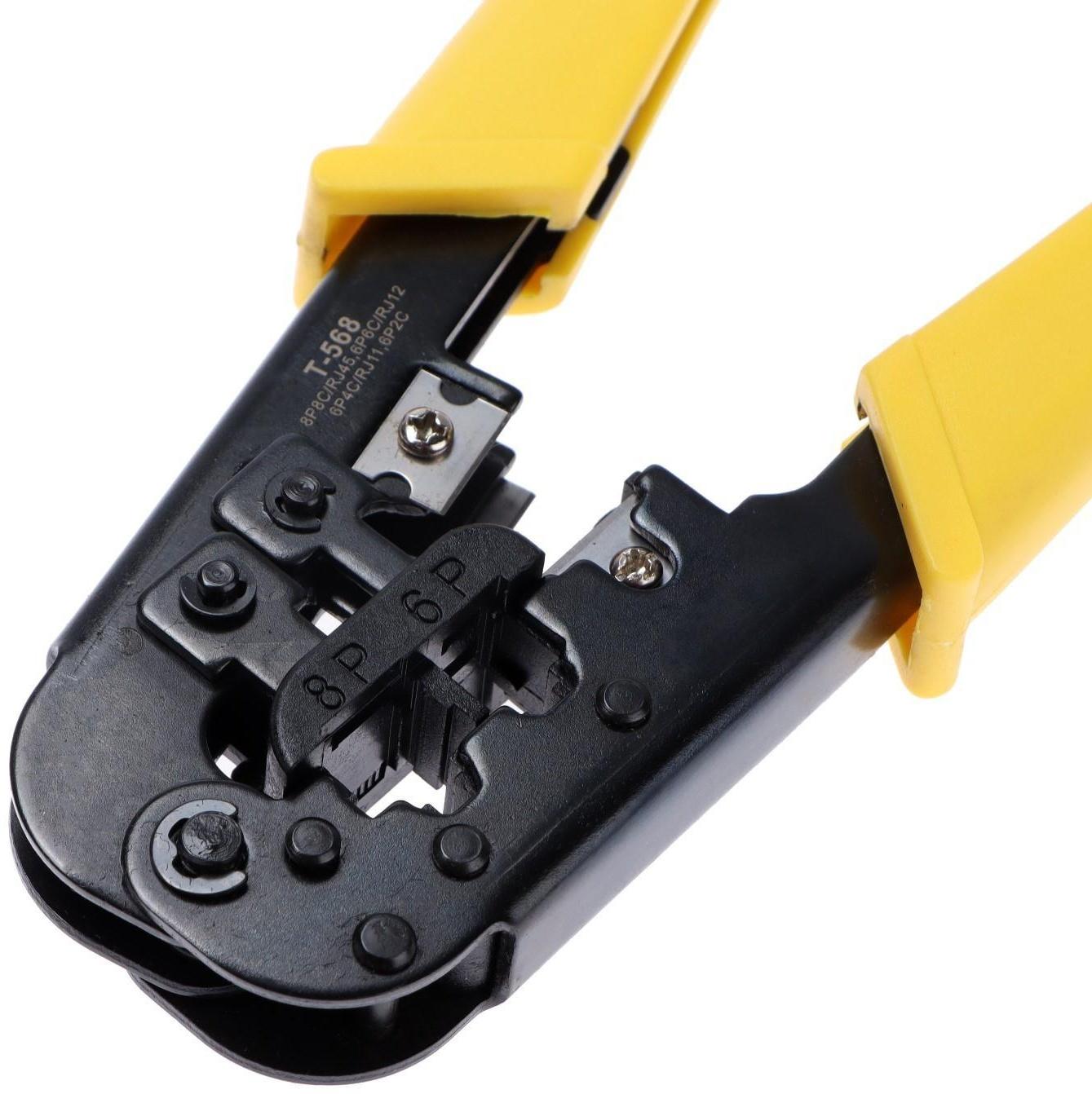 Клещи для обжима и разделки кабелей Cablexpert T-568, для RJ45, RJ12, RJ14, RJ11