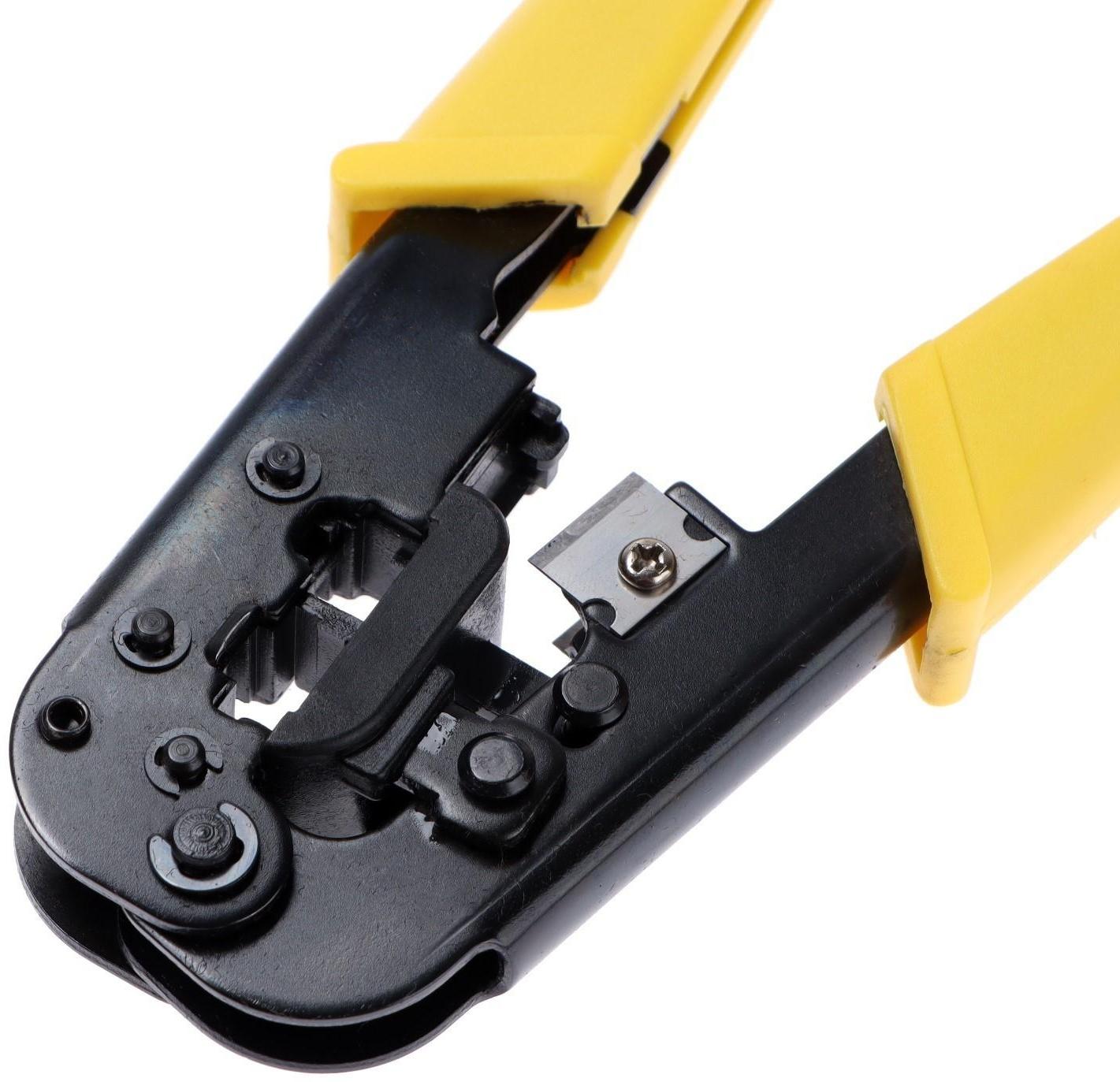 Клещи для обжима и разделки кабелей Cablexpert T-568, для RJ45, RJ12, RJ14, RJ11