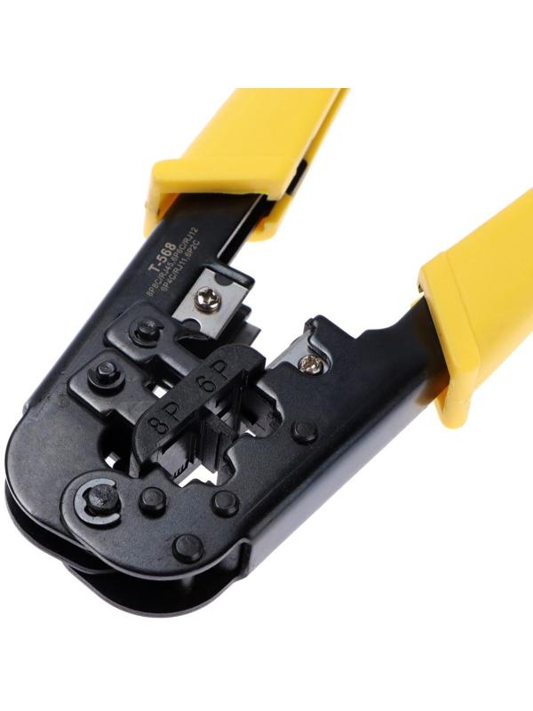 Клещи для обжима и разделки кабелей Cablexpert T-568, для RJ45, RJ12, RJ14, RJ11