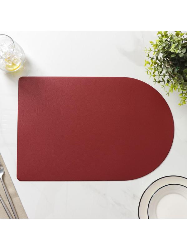 Салфетка сервировочная на стол «Тэм», 45×29,5 см, цвет винный