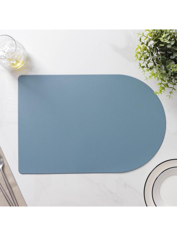 Салфетка сервировочная на стол «Тэм», 45×29,5 см, цвет голубой