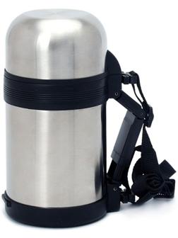 Термос универсальный, 1 л, на ремне, сохраняет тепло 10 ч, 12.5 х 23.5 см