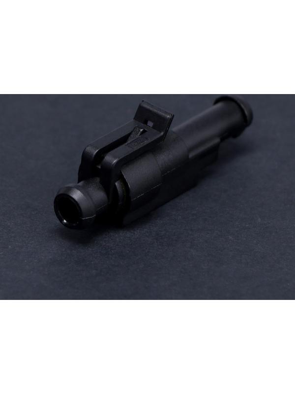 Разъем автомобильный, герметичный штекер-гнездо DJ7011-1.5-11/21, 1 контакт, набор 5 шт