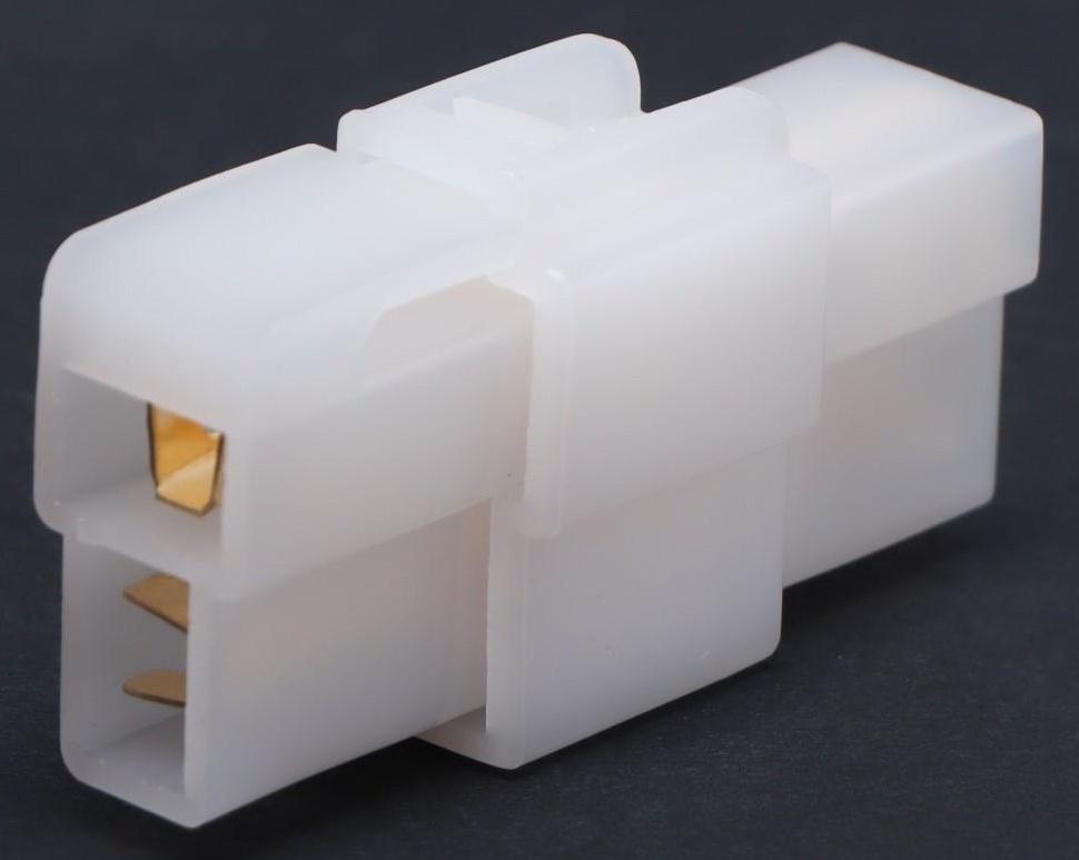 Разъем автомобильный, штекер-гнездо DJ7021-6.3-11/21, 2 контакта, набор 10 шт