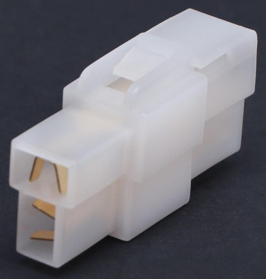 Разъем автомобильный, штекер-гнездо DJ7021-6.3-11/21, 2 контакта, набор 10 шт