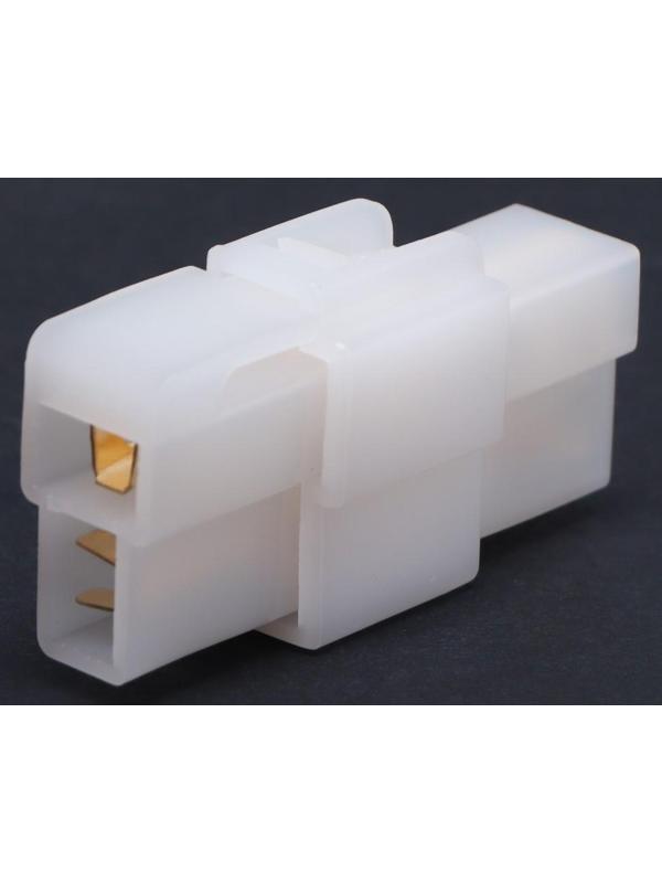 Разъем автомобильный, штекер-гнездо DJ7021-6.3-11/21, 2 контакта, набор 10 шт