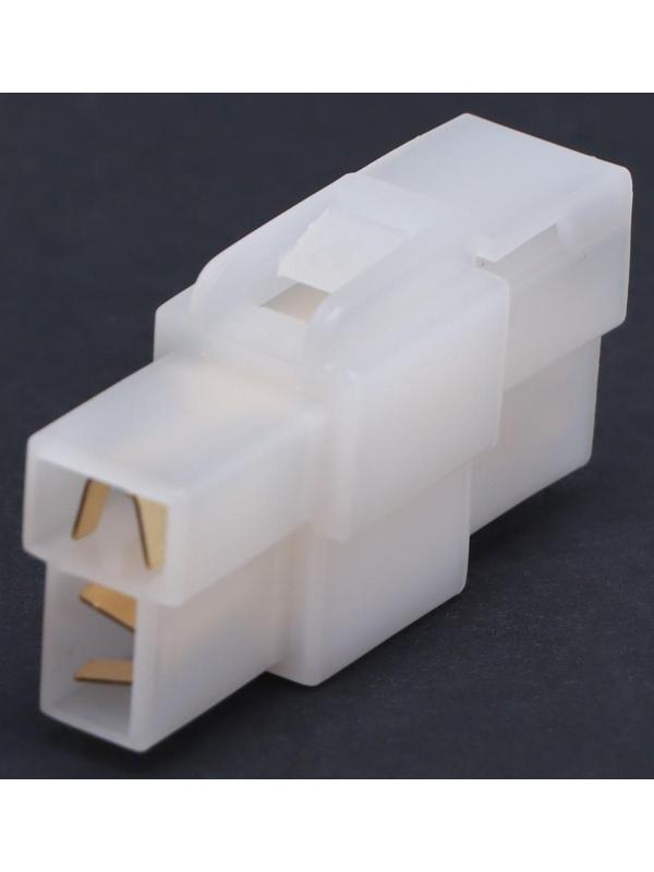 Разъем автомобильный, штекер-гнездо DJ7021-6.3-11/21, 2 контакта, набор 10 шт