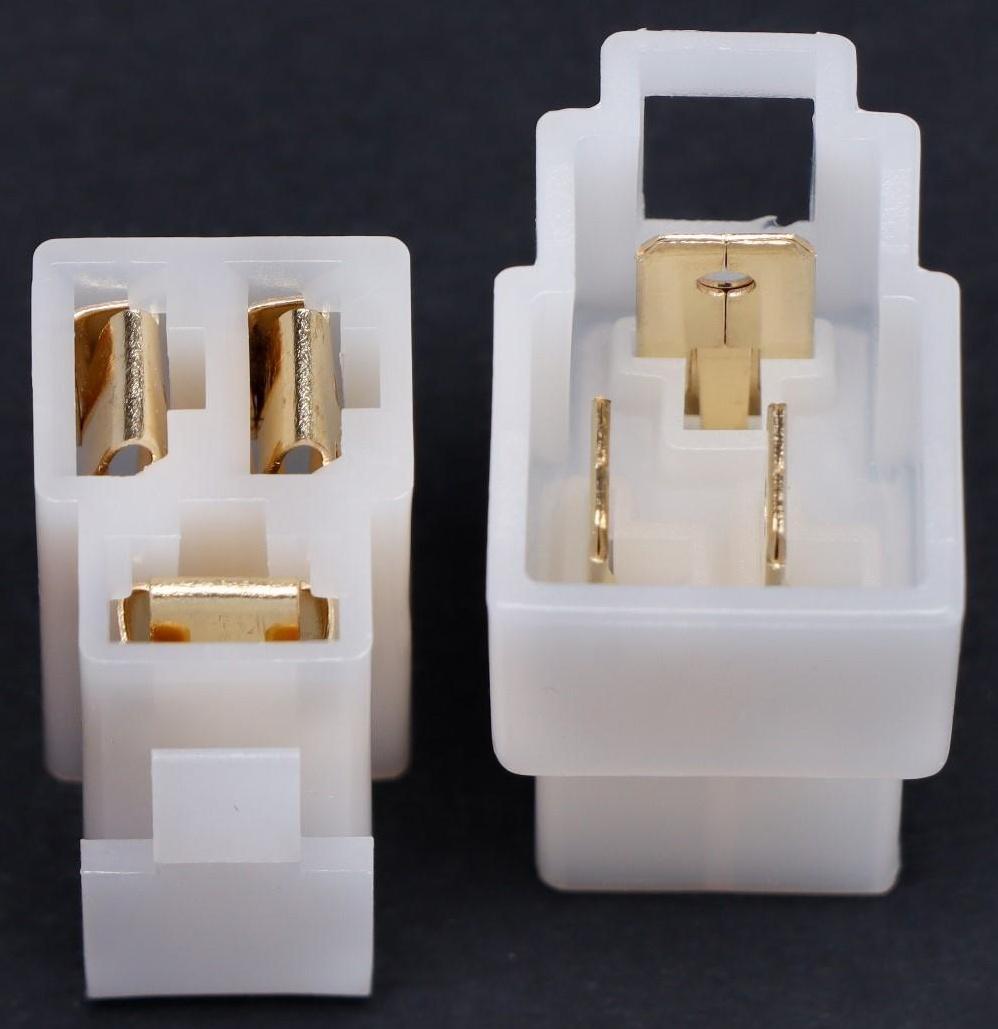 Разъем автомобильный, штекер-гнездо DJ7031-6.3-11/21, 3 контакта, набор 5 шт