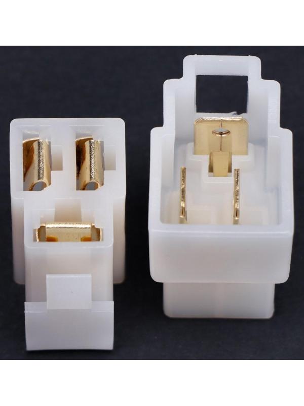 Разъем автомобильный, штекер-гнездо DJ7031-6.3-11/21, 3 контакта, набор 5 шт