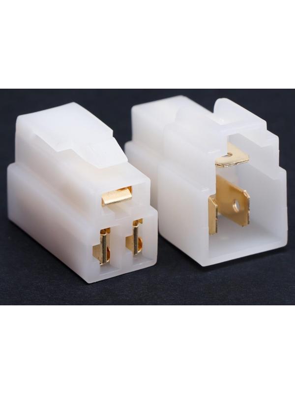 Разъем автомобильный, штекер-гнездо DJ7031-6.3-11/21, 3 контакта, набор 5 шт