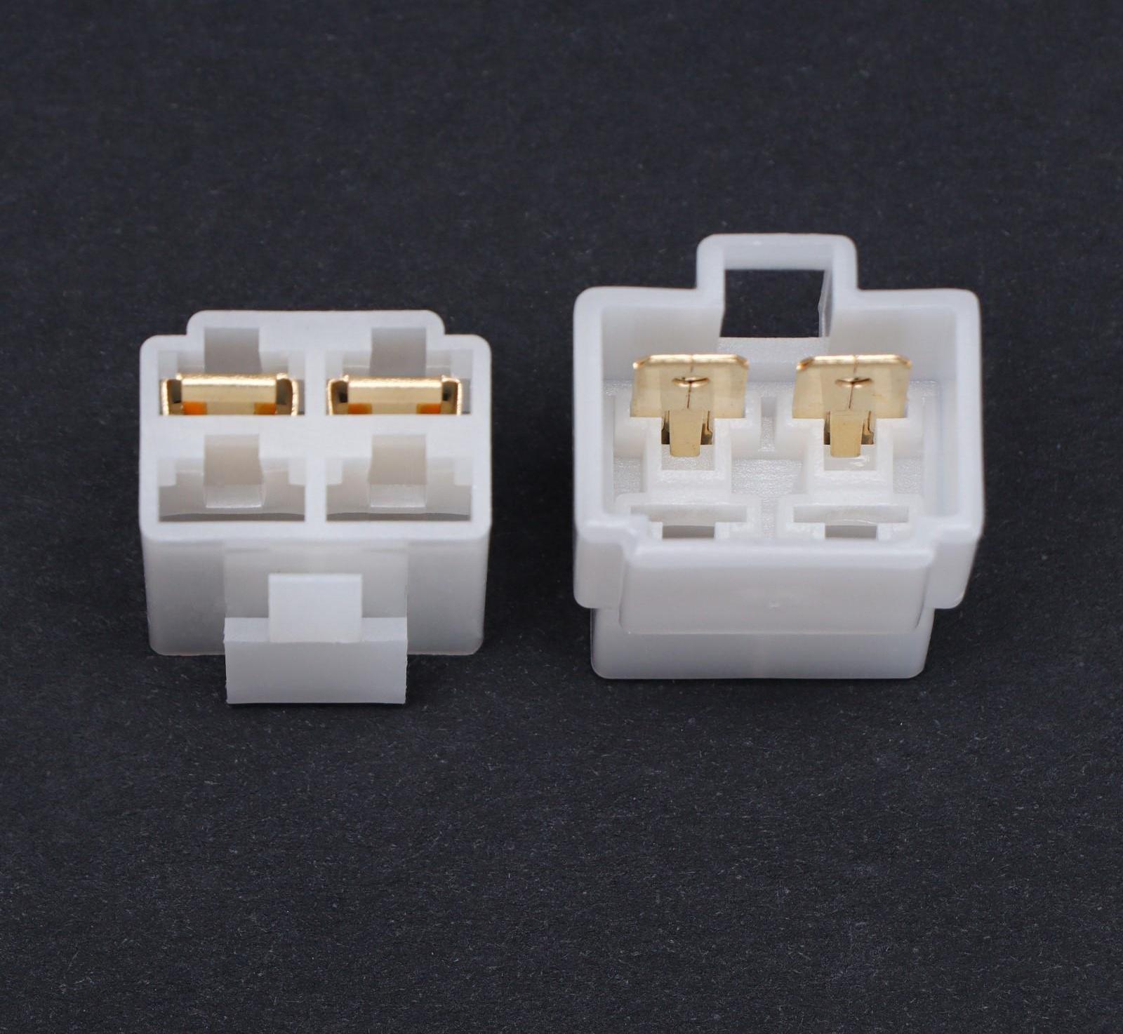 Разъем автомобильный, штекер-гнездо DJ7041-6.3-11/21, 4 контакта, набор 5 шт