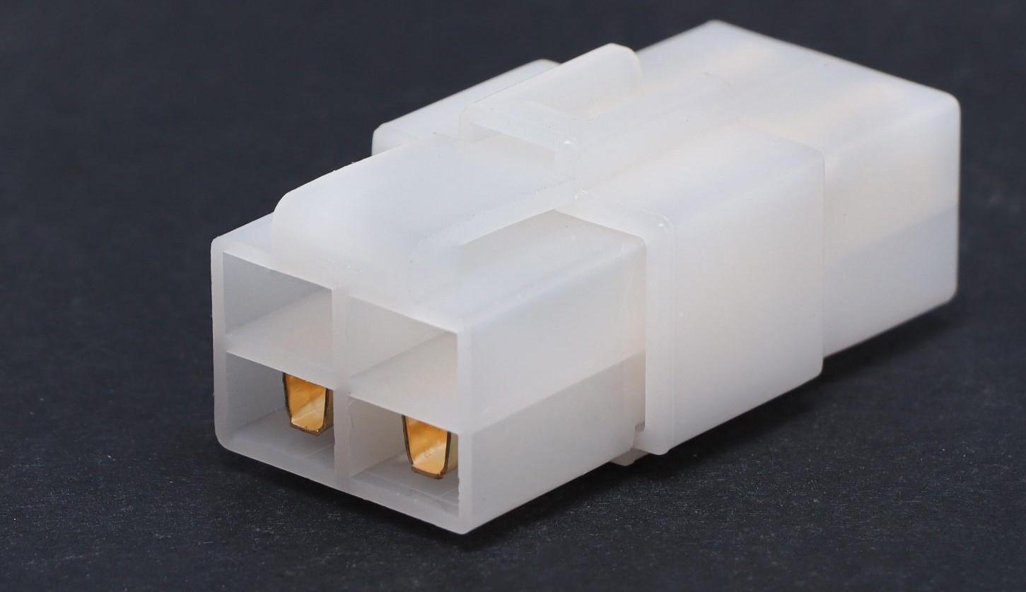 Разъем автомобильный, штекер-гнездо DJ7041-6.3-11/21, 4 контакта, набор 5 шт