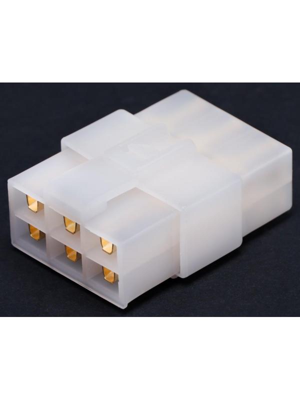 Разъем автомобильный, штекер-гнездо DJ7061-6.3-11/21, 6 контактов, набор 5 шт