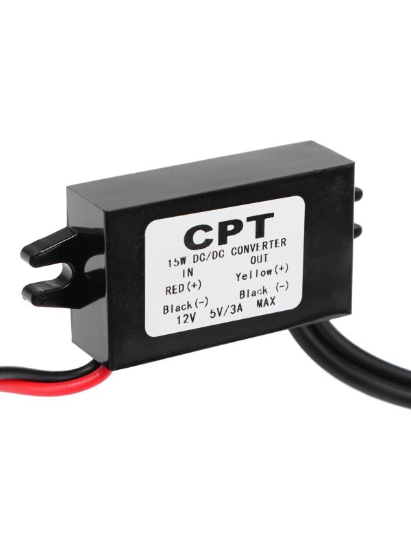 Преобразователь напряжения TORSO, 12 - 5 В, 2 USB, 3 А