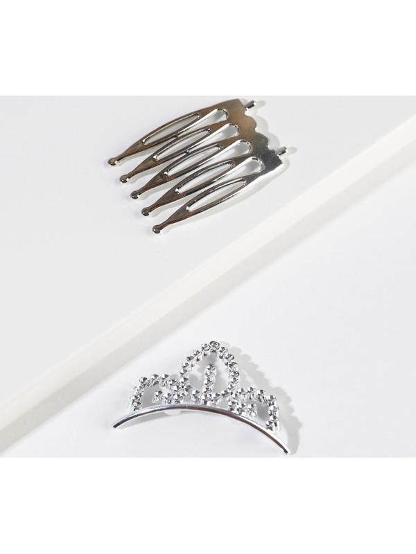 Диадема и заколки для волос «Princess», принцесса, набор