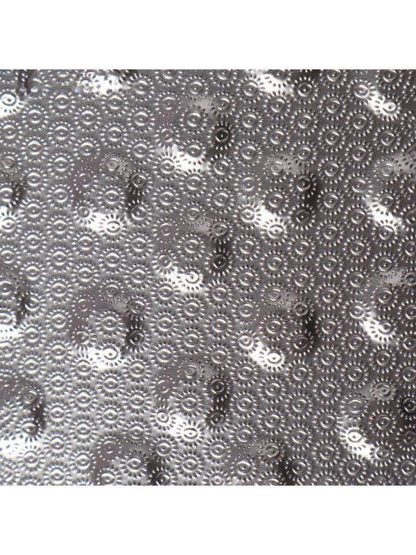 Тёрка для ног, лазерная, двусторонняя, прорезиненная ручка, 23 см, цвет чёрный/белый