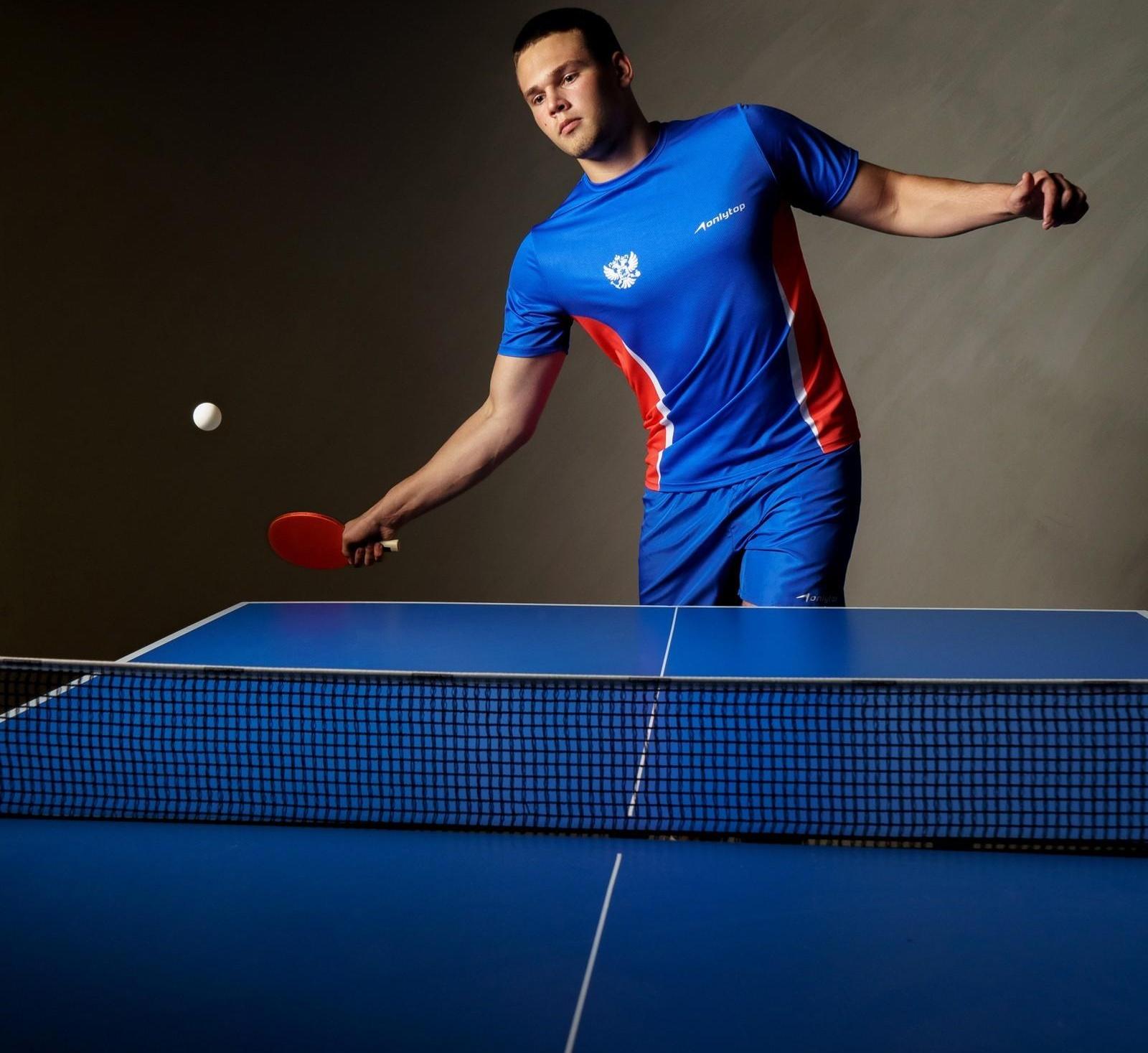 Ракетка для настольного тенниса BOSHIKA Beginner 1*, для любителей, губка 1,5 мм, прямая ручка