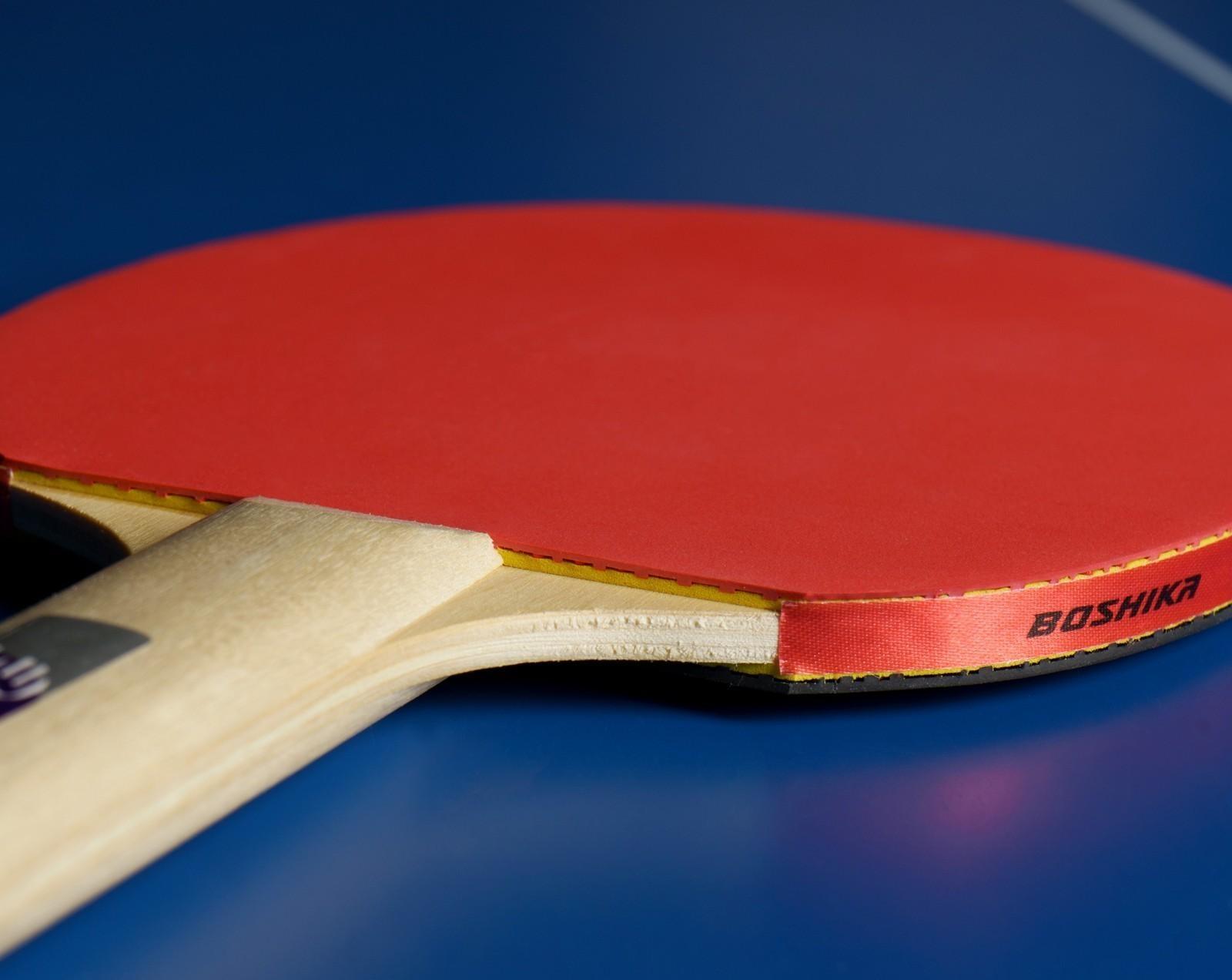 Ракетка для настольного тенниса BOSHIKA Beginner 1*, для любителей, губка 1,5 мм, прямая ручка