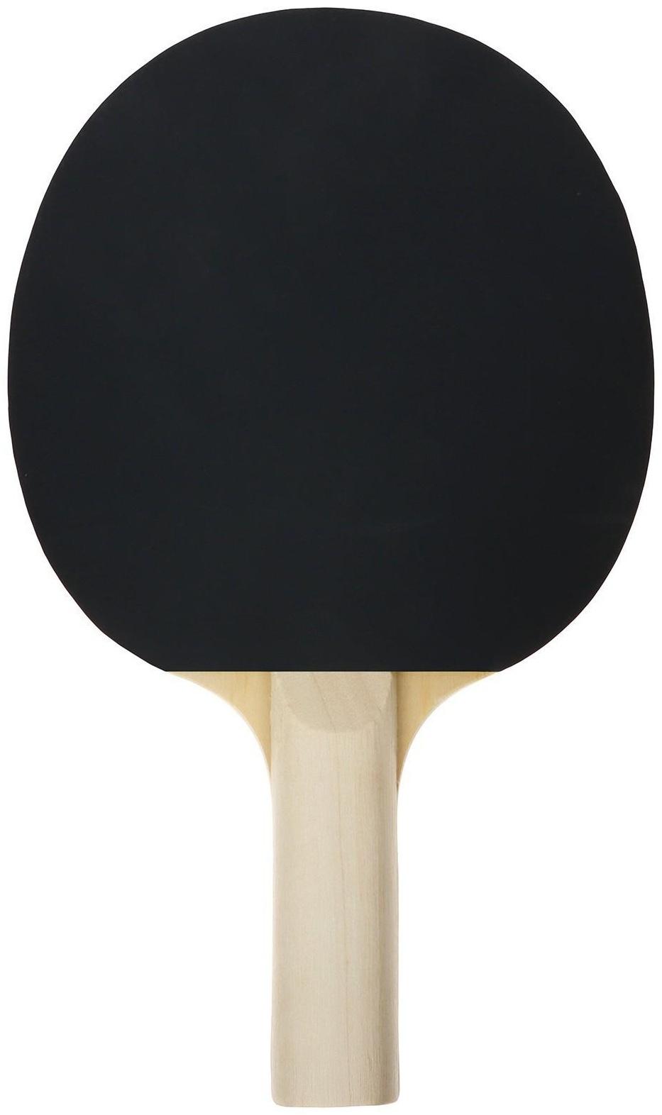 Ракетка для настольного тенниса BOSHIKA Beginner 1*, для любителей, губка 1,5 мм, прямая ручка