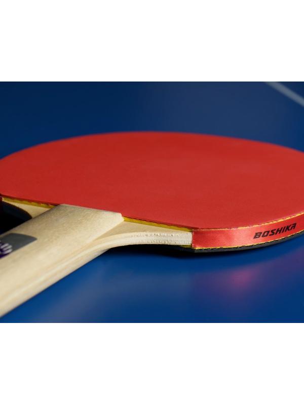 Ракетка для настольного тенниса BOSHIKA Beginner 1*, для любителей, губка 1,5 мм, прямая ручка