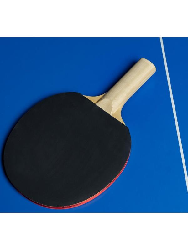 Ракетка для настольного тенниса BOSHIKA Beginner 1*, для любителей, губка 1,5 мм, прямая ручка