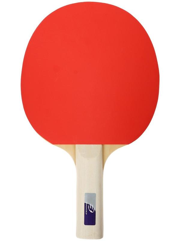 Ракетка для настольного тенниса BOSHIKA Beginner 1*, для любителей, губка 1,5 мм, прямая ручка