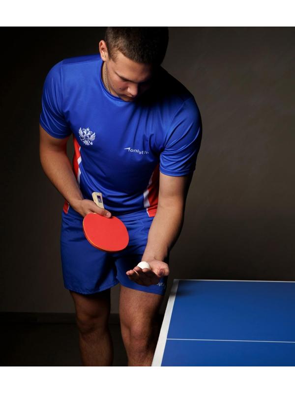 Набор для настольного тенниса BOSHIKA Control 10, 2 ракетки,3 мяча, губка 1,5 мм, коническая ручка