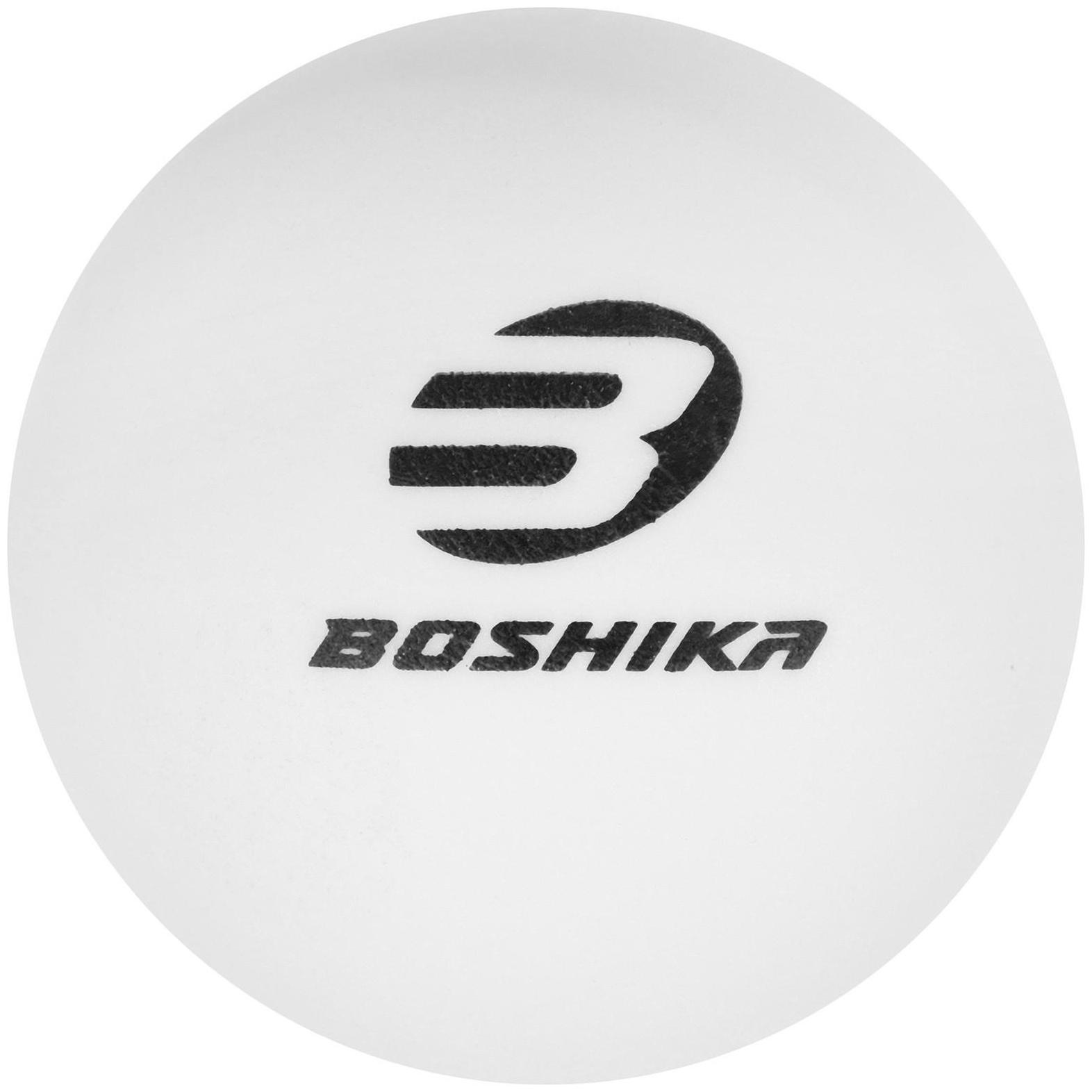 Набор для настольного тенниса BOSHIKA Control 9, 2 ракетки, 3 мяча, губка 1,8 мм, коническая ручка