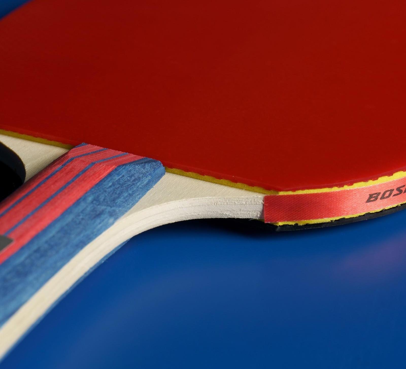 Набор для настольного тенниса BOSHIKA Control 9, 2 ракетки, 3 мяча, губка 1,8 мм, коническая ручка