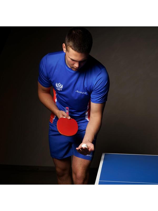 Набор для настольного тенниса BOSHIKA Control 9, 2 ракетки, 3 мяча, губка 1,8 мм, коническая ручка