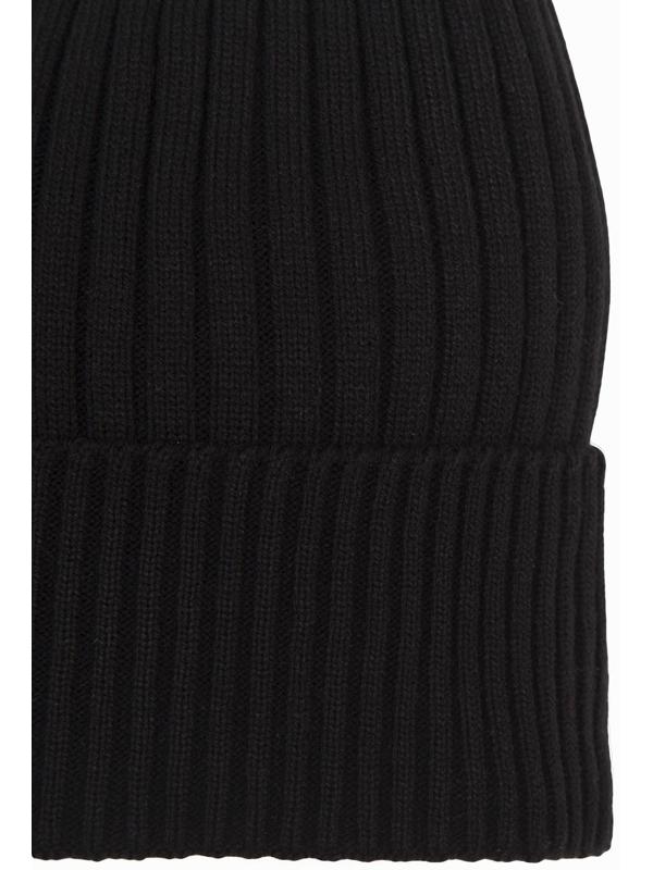 Шапка женская зимняя, цвет чёрный, размер 52-56