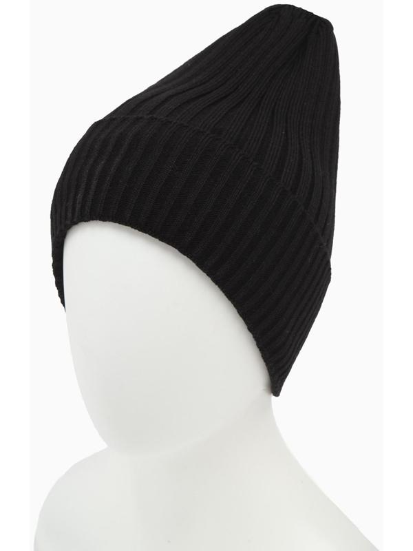 Шапка женская зимняя, цвет чёрный, размер 52-56