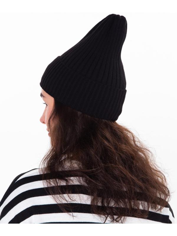 Шапка женская зимняя, цвет чёрный, размер 52-56