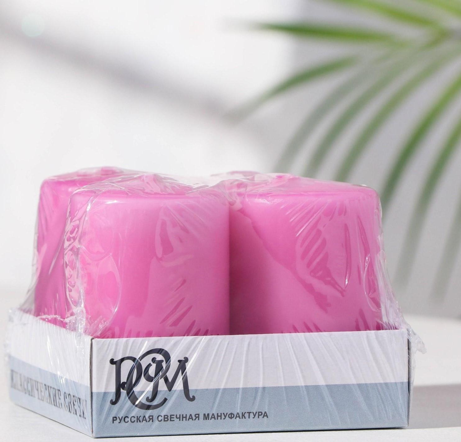 Набор свечей-цилиндров 