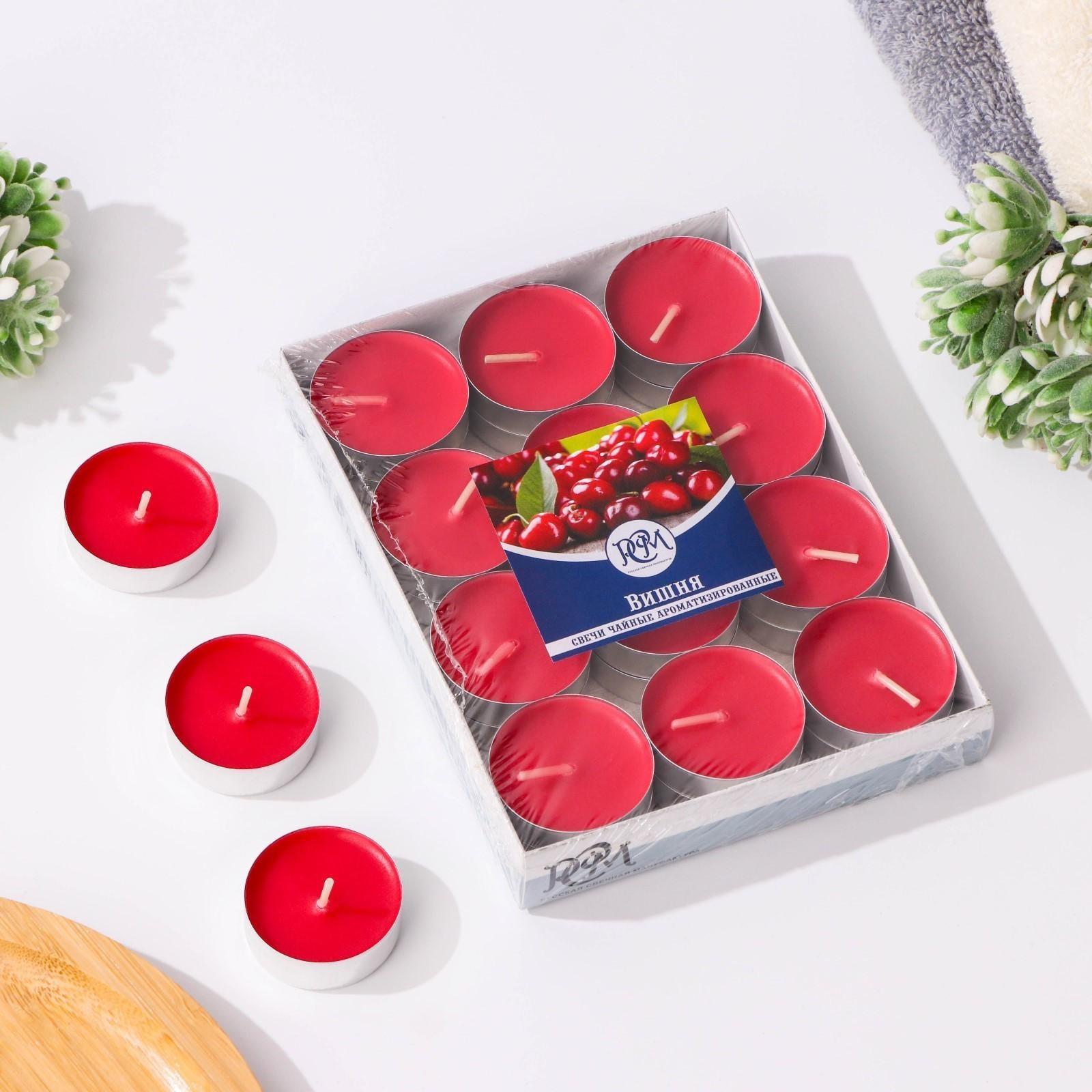 Набор чайных свечей ароматических 