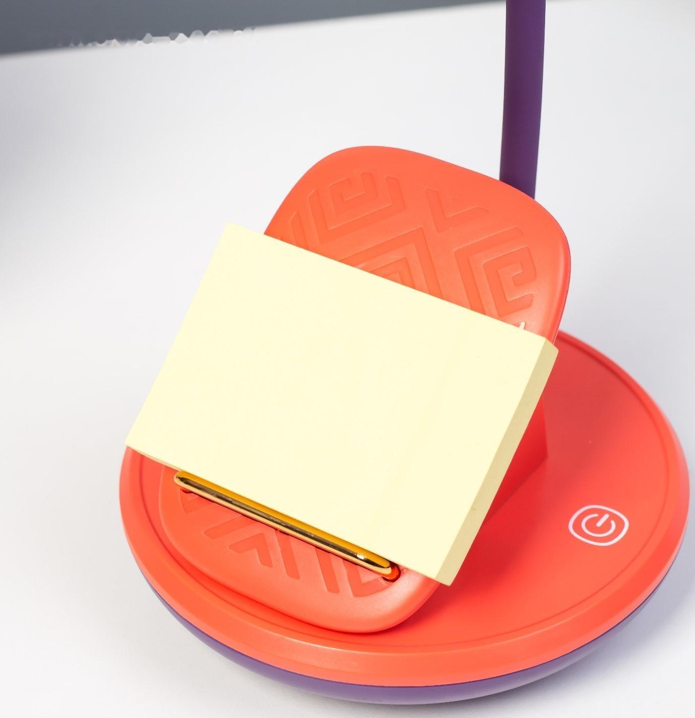 Настольная лампа Эдельс LED 3Вт 3000-6000К USB АКБ оранжевый 12,5х12,5х39,5 см