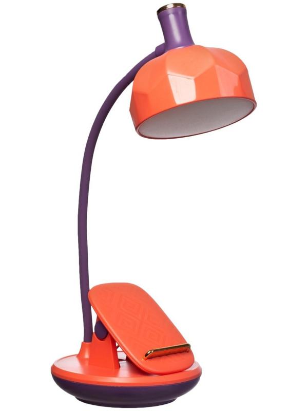 Настольная лампа Эдельс LED 3Вт 3000-6000К USB АКБ оранжевый 12,5х12,5х39,5 см