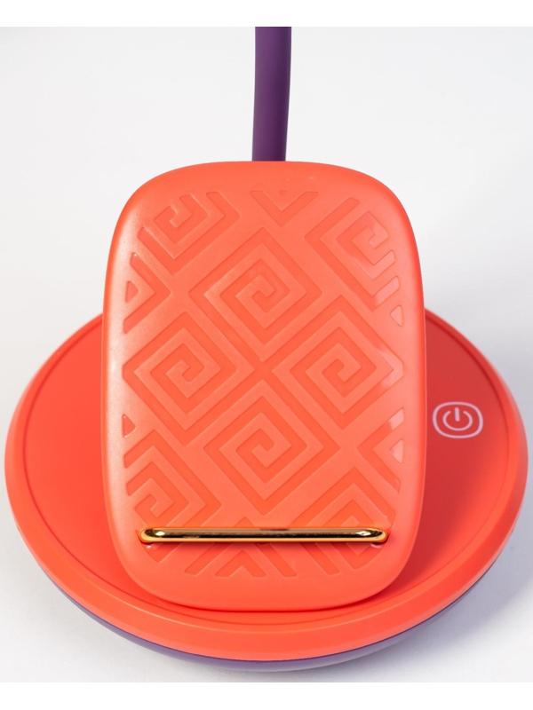 Настольная лампа Эдельс LED 3Вт 3000-6000К USB АКБ оранжевый 12,5х12,5х39,5 см