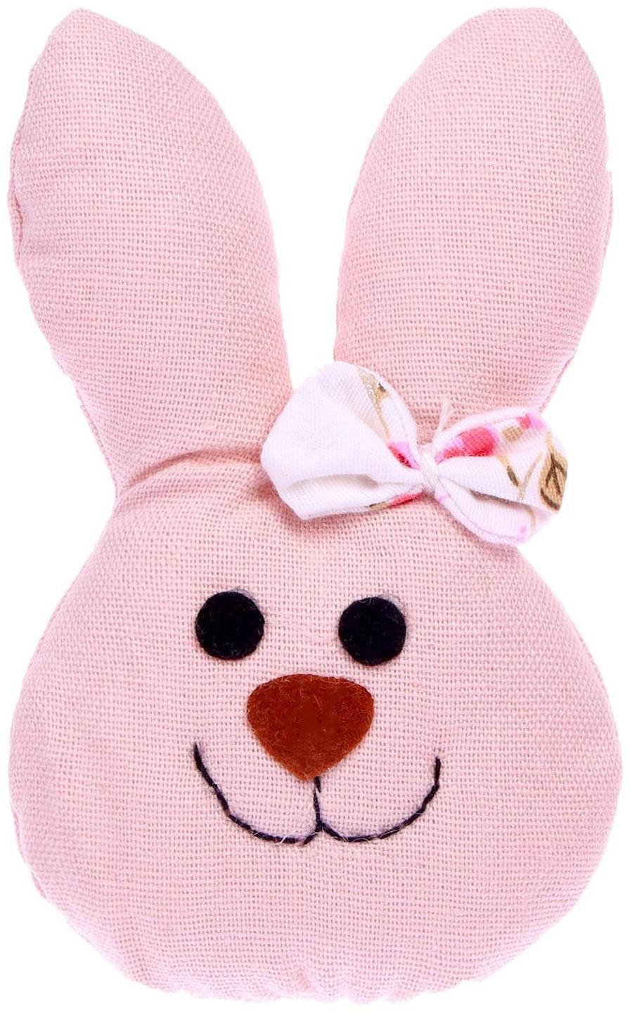 Мягкая игрушка «Зайка», на подвеске, цвета МИКС